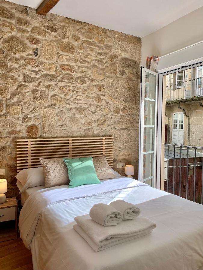 Precioso apartamento en el Casco Vello de Vigo Exterior foto